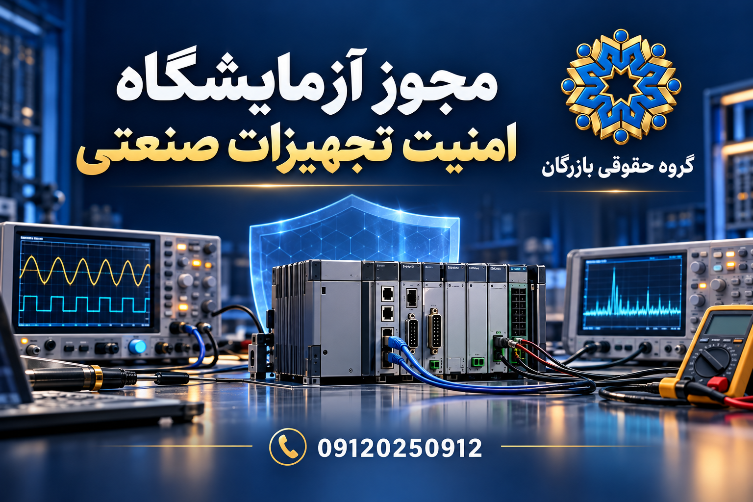 آزمایشگاه ارزیابی امنیتی تجهیزات صنعتی سایبری و بررسی آمادگی شرکت برای دریافت پروانه