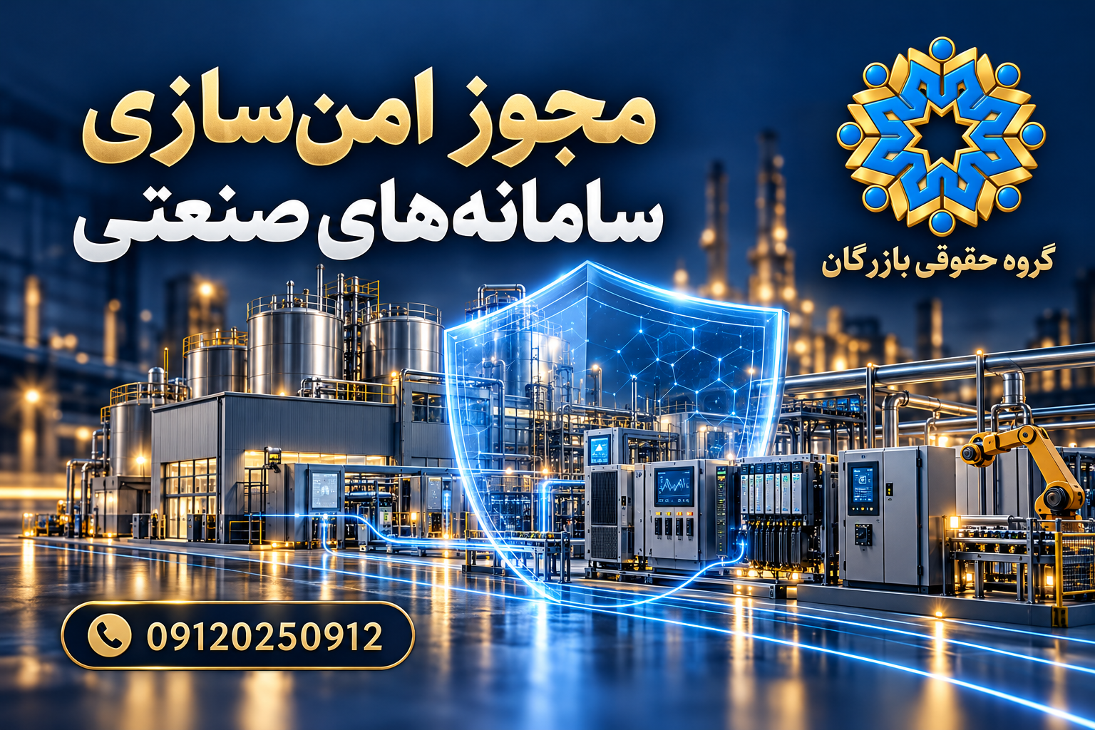 بررسی مدارک و تجهیزات شرکت متقاضی مجوز امن‌سازی سامانه‌ها و زیرساخت‌های صنعتی افتا